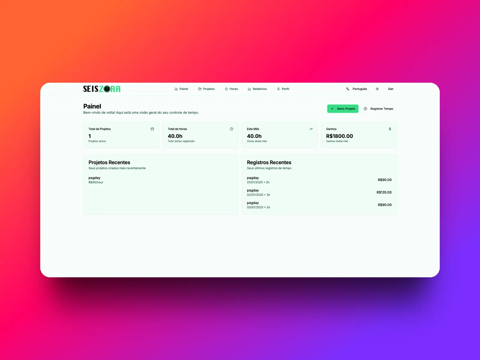 SeisZora — screenshot